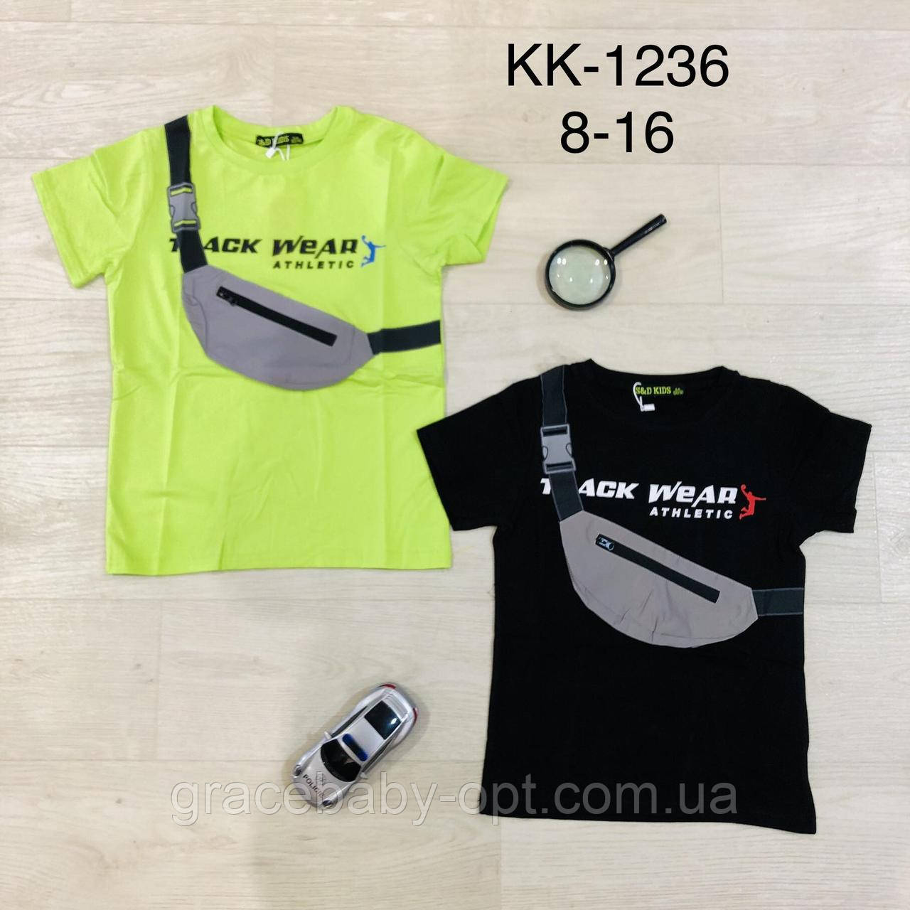 Футболки для хлопчиків оптом, S&D, 8-16 років, № KK-1236
