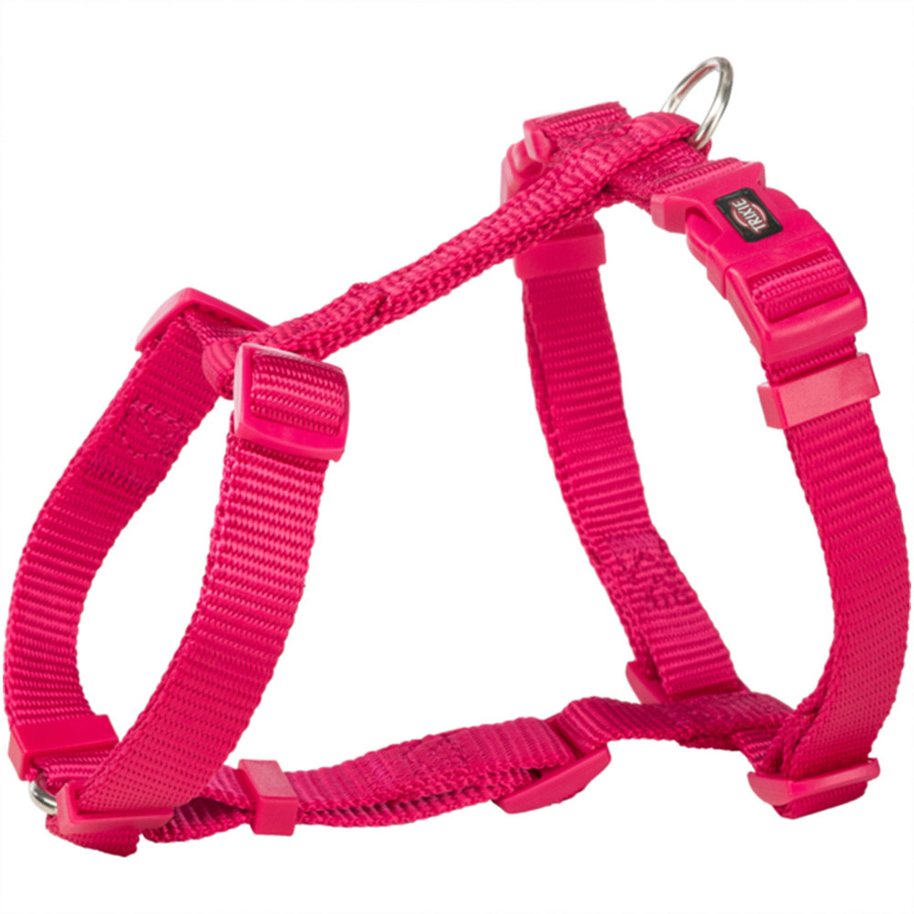 Шлея Trixie Premium H-Harness для собак, 60-87 см, 25 мм, розмір L, фуксія