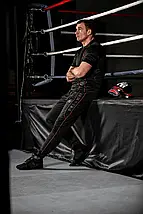 Чоловічі спортивні штани Gorilla Wear Branson Pants чорно-червоні XXL, фото 4