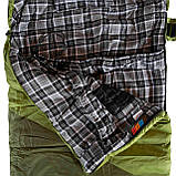 Спальний мішок Tramp Kingwood Regular ковдра лівий dark-olive/grey 220/80 UTRS-053R, фото 10