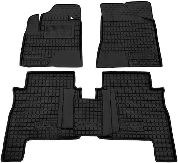 Килимки в салон автогум для Hyundai Santa Fe 2006-2010/ Хюндай Санта ФЕ 2006-2010