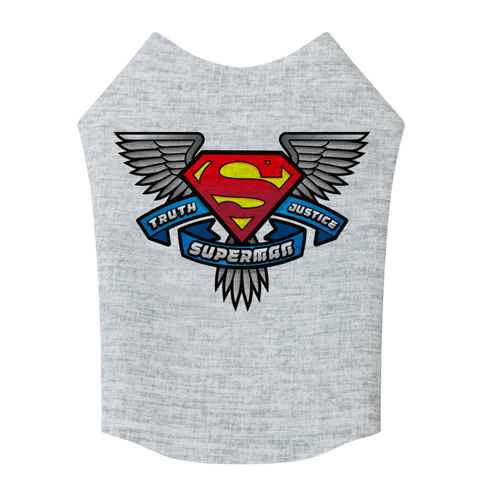 Майка WAUDOG Clothes для собак, малюнок "Супермен, правда, справедливість", XS25