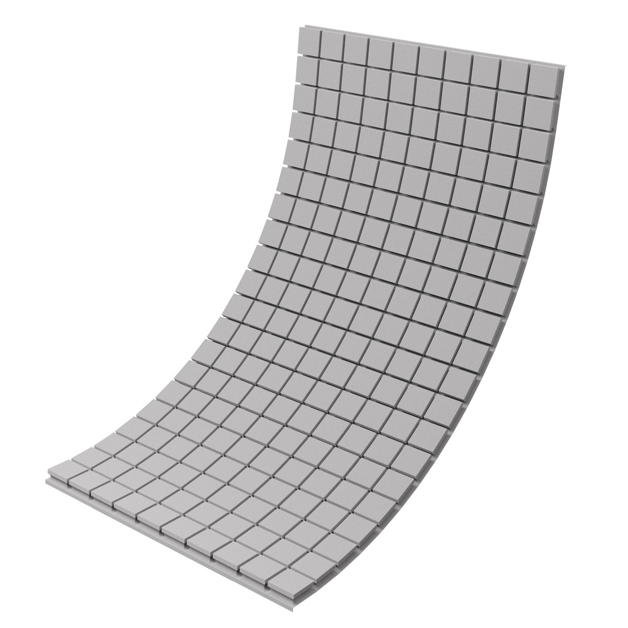 Панель із акустичного поролону Ecosound Tetras Grey 100 100х200 см Сірий