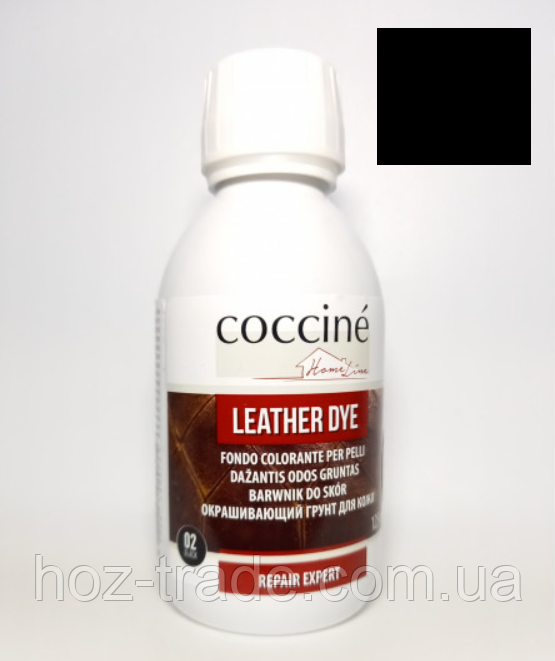 Ґрунт для фарбування шкіри чорний COCCINE LEATHER DYE
