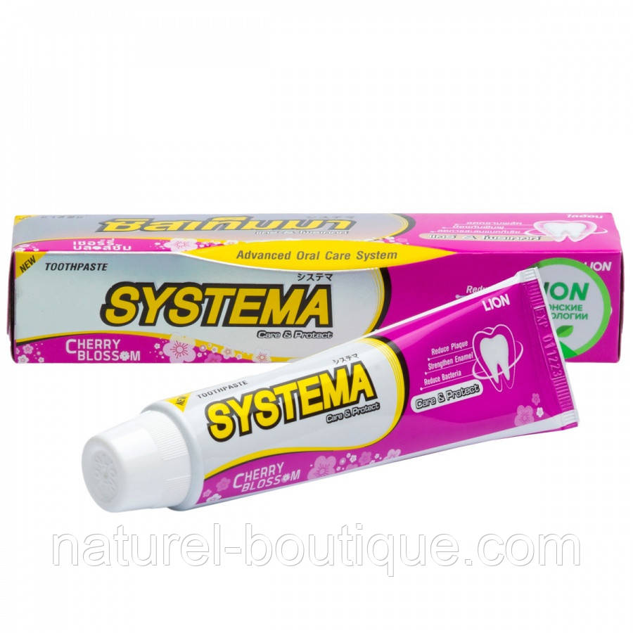 Зубна паста LION Systema Ultra Care Protect Cherry Blossom 40г, фото 1
