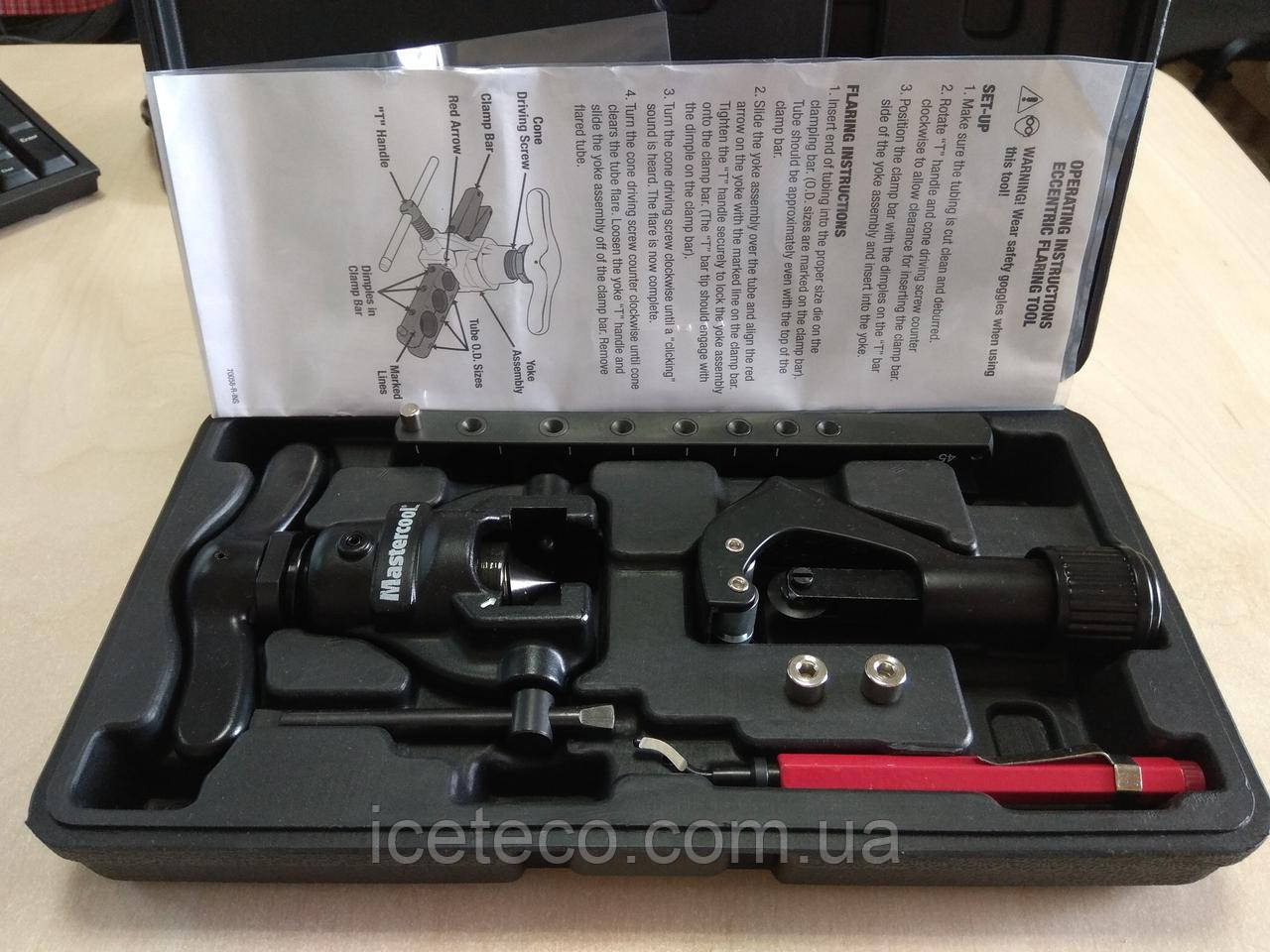 Вальцовка (розбірка) з ексцентриком, труборезом і римером МС 70058AM Mastercool