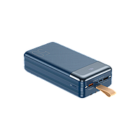 Зовнішній акумулятор Remax Hunergy QC 22.5W + PD 18W 50000mAh LED Синий (RPP-200)