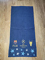 Полотенце махровое лицевое CHAMPIONS LEAGUE, FC Barcelona