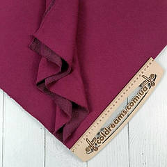 Тринитка петля діагональ Стигла вишня, щільність 330 г/м2