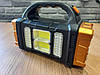 Аварійний акумуляторний світильник ліхтар із жовтим світлом, фото 2
