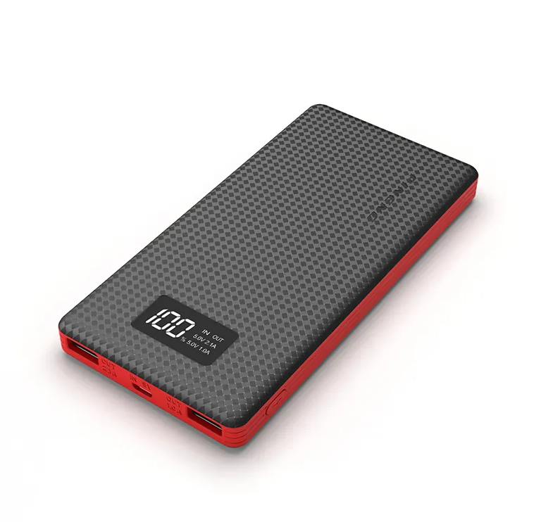 Павербанк Зовнішній акумулятор Pineng PN-963 Power Bank 10000 mAh чорний