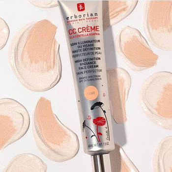 СС крем SPF 25 для рівномірного тону шкіри Erborian CC Cream Clair Centella Asiatica