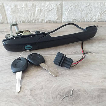 Ручка дверей передньої зовнішня права для VOLKSWAGEN Passat Seat toledo 50564976 Чорний (KG-6607)