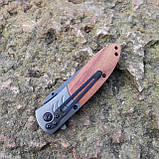 Ніж складний інерційний Fox Knives Maniago F12, фліппер. дерево, фото 5