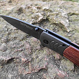 Ніж складний інерційний Fox Knives Maniago F12, фліппер. дерево, фото 6