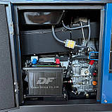 Генератор дизельний 9кВт з електростартером PROFI-TEC DGS12 Power MAX 220V Медапаратура, фото 4