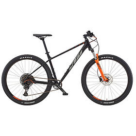 Велосипед KTM ULTRA FUN 29" рама M/43, чорний матовий (сіро-жовтогарячий), 2022