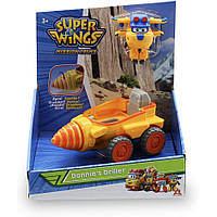 Игровой набор Super Wings Mission Teams Donnie's Driller, Бурильный автомобиль Донни EU730843, Lala.in.ua