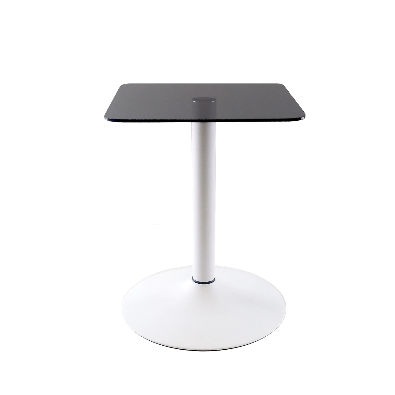 Скляний кавовий стіл Commus Solo 450 Kv gray-white-wtm60, фото 1