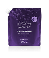 Пудра освітлююча до 9 рівня Kaaral Blonde elevation YELLOW OUT 500 гр