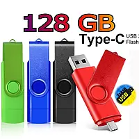 Флешка USB 128 ГБ - USB Flash 128 GB Двухсторонняя флешка USB & Type-C