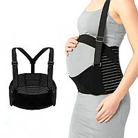 Пояс для беременных бандаж с резинкой через спину до и послеродовой эластичный утягивающий корсет L XL XXL
