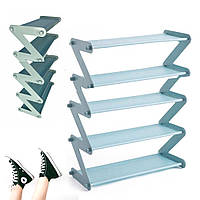 Органайзер полка для обуви компактный стойка складная Shoe Rack YH 8802 5 хранение вещей и обуви