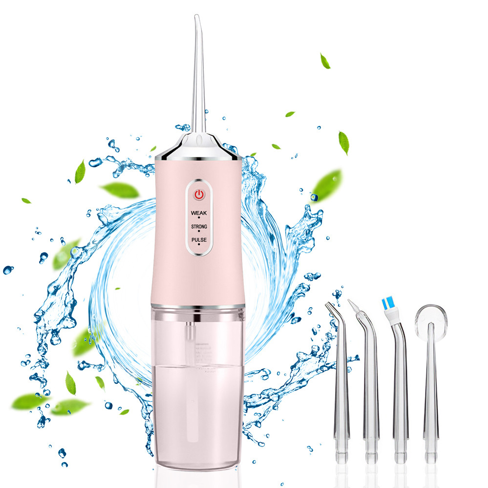Іригатор для ротової порожнини 230мл Portable Oral Irrigator очищувач зубів бездротовий портативний з 3 режимами
