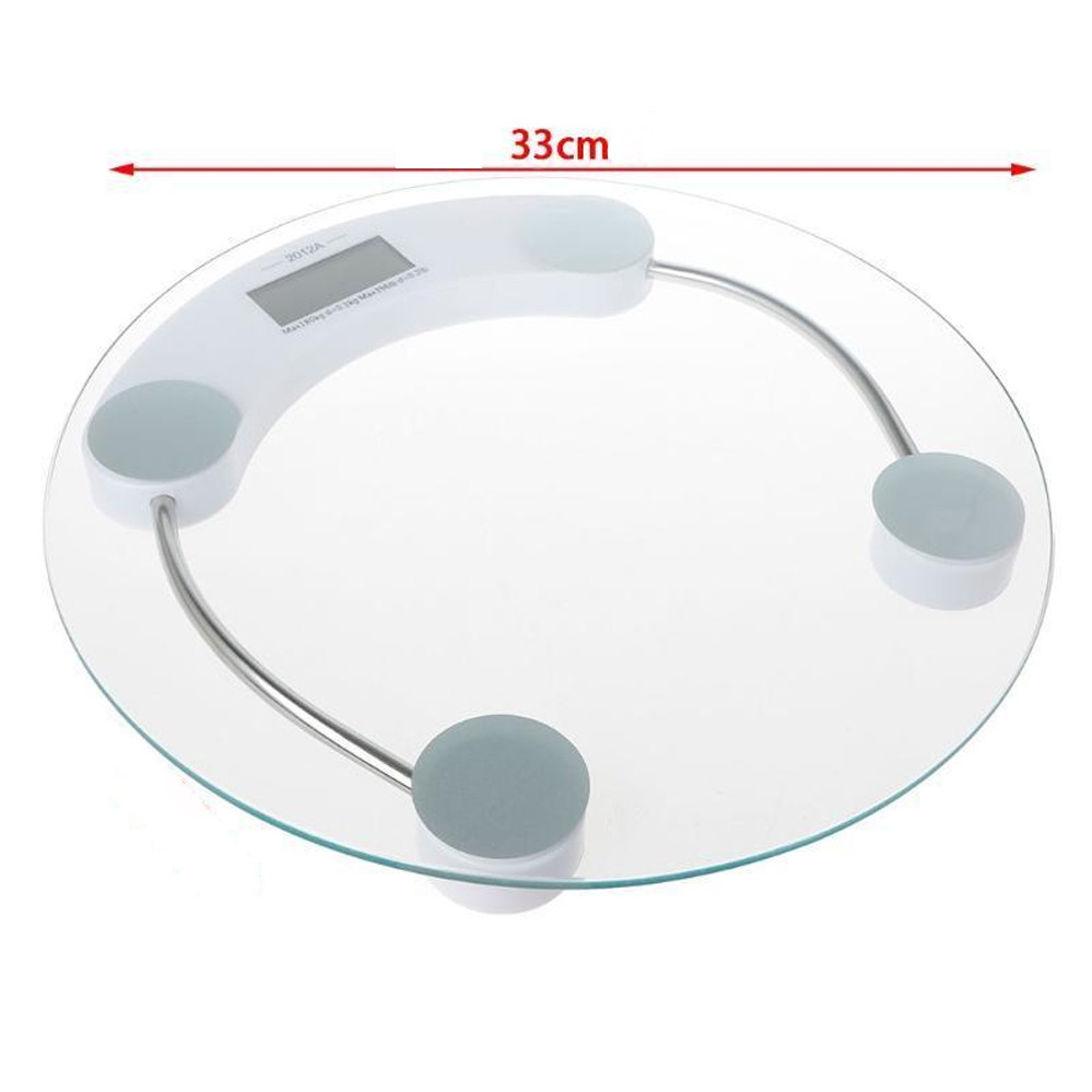 Весы стеклянные напольные для взвешивания прозрачные круглые электронные с ЖК дисплеем до 180 кг - фото 6 - id-p1786141300