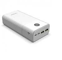 Павербанк Внешний аккумулятор Pineng PN-899 Power Bank 30000 mAh белый