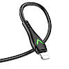 Кабель для зарядки Lightning Apple BOROFONE BX65 |1м/2.4A| Чорний, фото 3