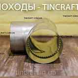 Трійник для димоходу 87° Ø 150мм одностінний (Моно) з нержавіючої сталі AISI-201 Товщина 0,5 мм для опалення, фото 4