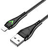 Кабель для зарядки Lightning Apple BOROFONE BX65 |1м/2.4A| Чорний, фото 2