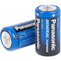 Батарейка солевая PANASONIC R14 коробка 1x2 шт
