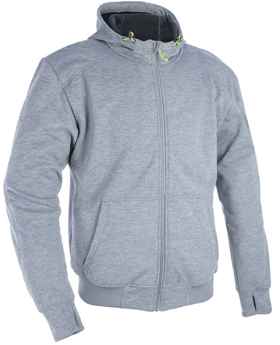 Мототолстовка з захистом Oxford Super Hoodie 2.0 MS сірий, L