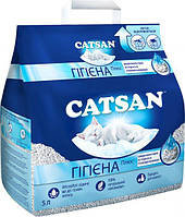 Catsan (Кетсан) Hygiene plus наполнитель для кошачьего туалета 5 л