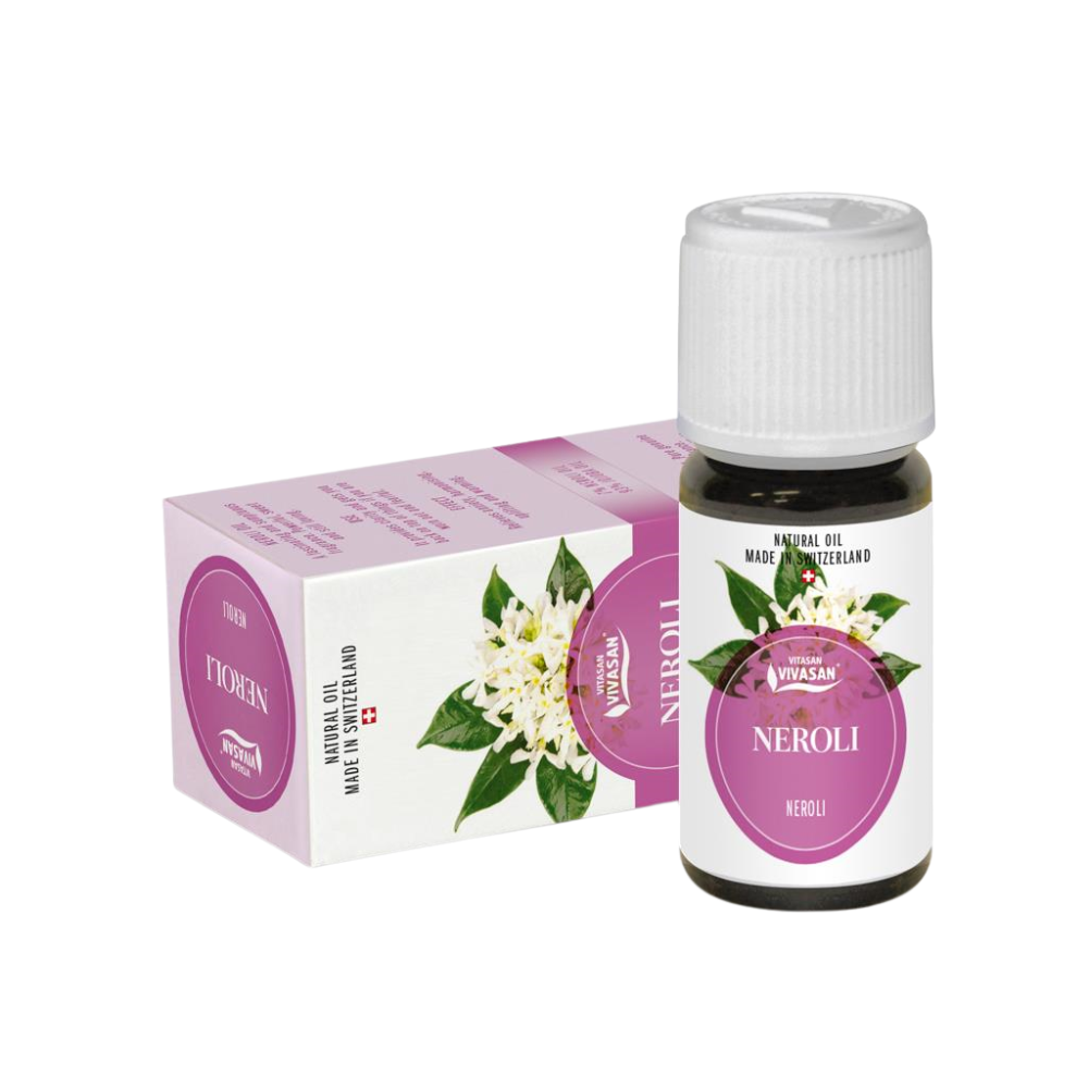 Натуральна ефірна олія Неролі Французький 10 мл Вівасан Швейцарія Vivasan Neroli oil Essential