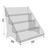 Товарна горка EKOSTAR на 4 полки 350х300х355, фото 2