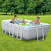 Дитячий басейн intex 26784 (300х175х80 см) Збірний каркасний прямокутний басейн інтекс 3539 л, фото 8