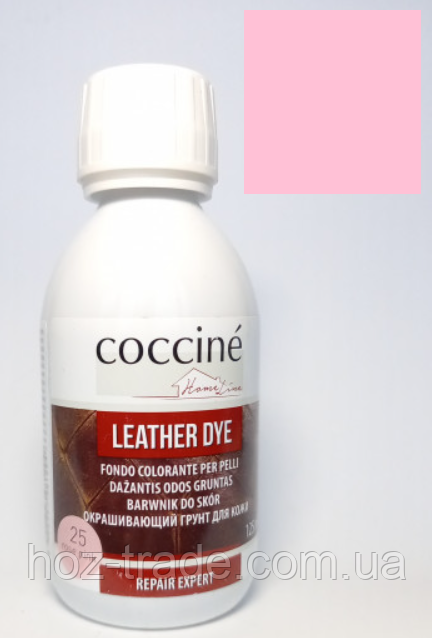 Ґрунт для фарбування шкіри Рожевий COCCINE LEATHER DYE