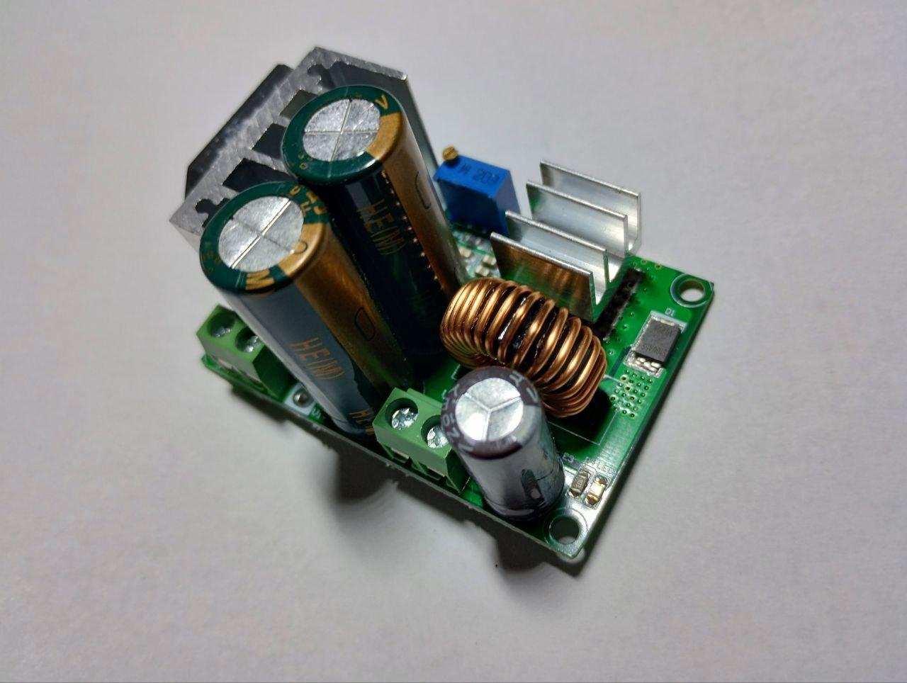 DC/DC перетворювач напруги знижувальний XL4015 DC5~35V до DC3-30V 4,5А