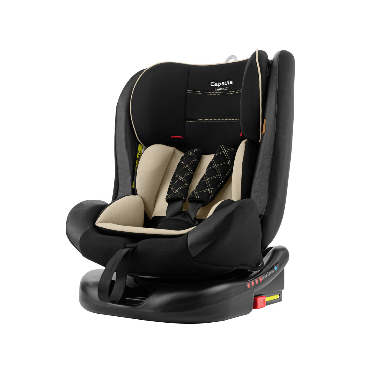 Автокрісло Carrello Capcula CRL-11807 ISOFIX Latte Beige повертається на базі від 0 до 12 років