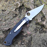 Ніж складний Wolf Spyderco Para-Military 2, Liner lock, G10 чорний, фото 4