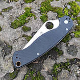 Ніж складний Wolf Spyderco Para-Military 2, Liner lock, G10 чорний, фото 5