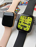 Розумний смарт-годинник Smart Watch M16+ жіночий рожевий із силіконовим ремінцем, фото 7