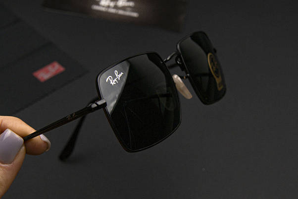 Сонцезахисні окуляри RAY BAN (арт. RB1969) чорні/чорна оправа, фото 5