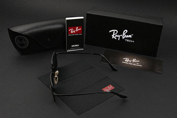 Сонцезахисні окуляри RAY BAN (арт. RB1969) чорні/чорна оправа, фото 4