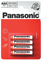 Батарейка Panasonic Red Zink R03 Bli 4 Zink-Carbon