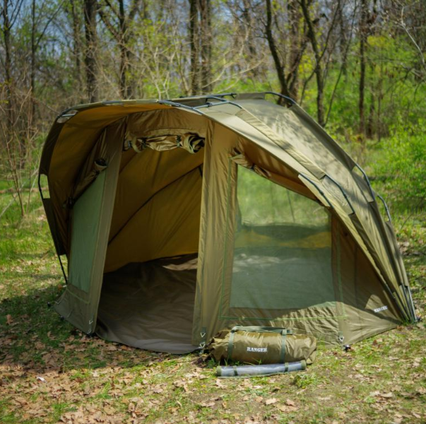 Намет короповий 3-місний 175х400х330 см туристичний для відпочинку рибальський Ranger EXP 3-mann Bivvy