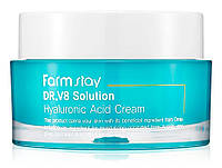 Інтенсивно зволожуючий крем для обличчя з гіалуроновою кислотою FarmStay DR.V8 Solution Hyaluronic Acid Cream
